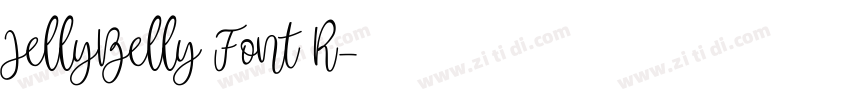 JellyBelly Font R字体转换